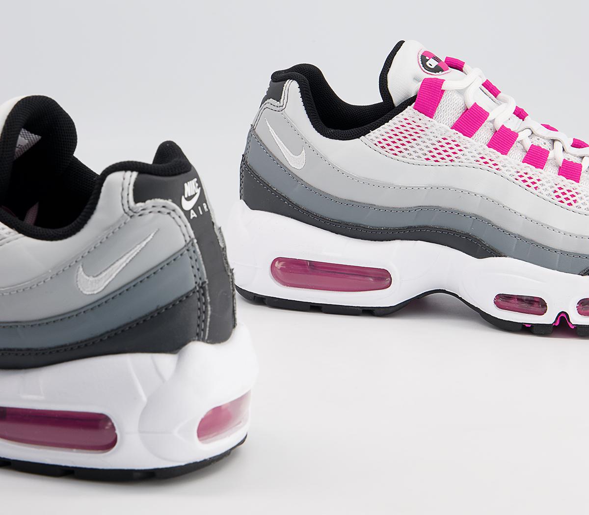 Nike Air Max 95 Trainers Nike Air Max 95 Trainers Anthracite White Cool Grey Wolf Grey