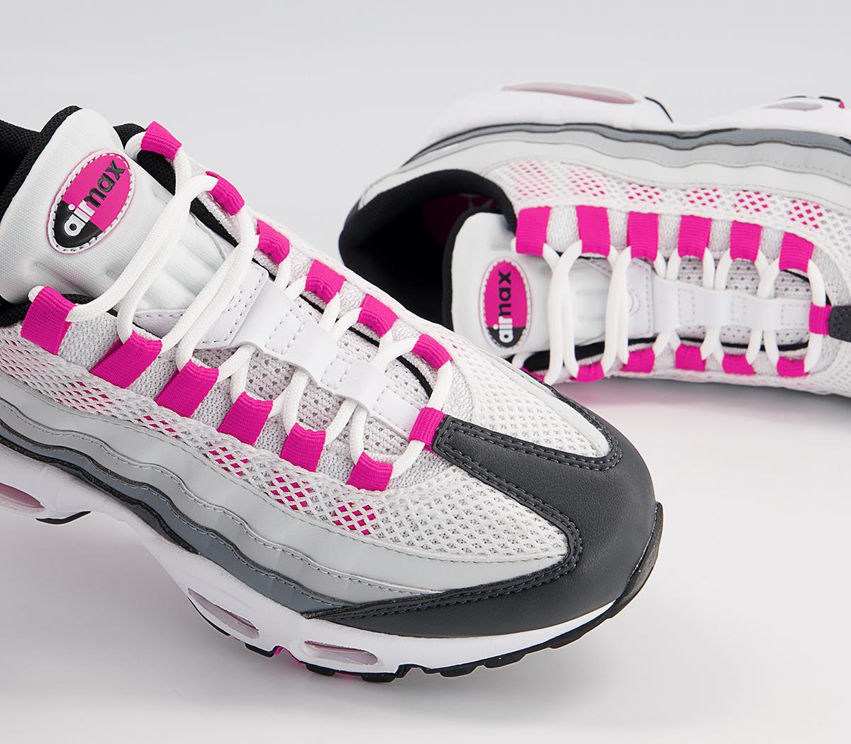 Nike Air Max 95 Trainers Nike Air Max 95 Trainers Anthracite White Cool Grey Wolf Grey