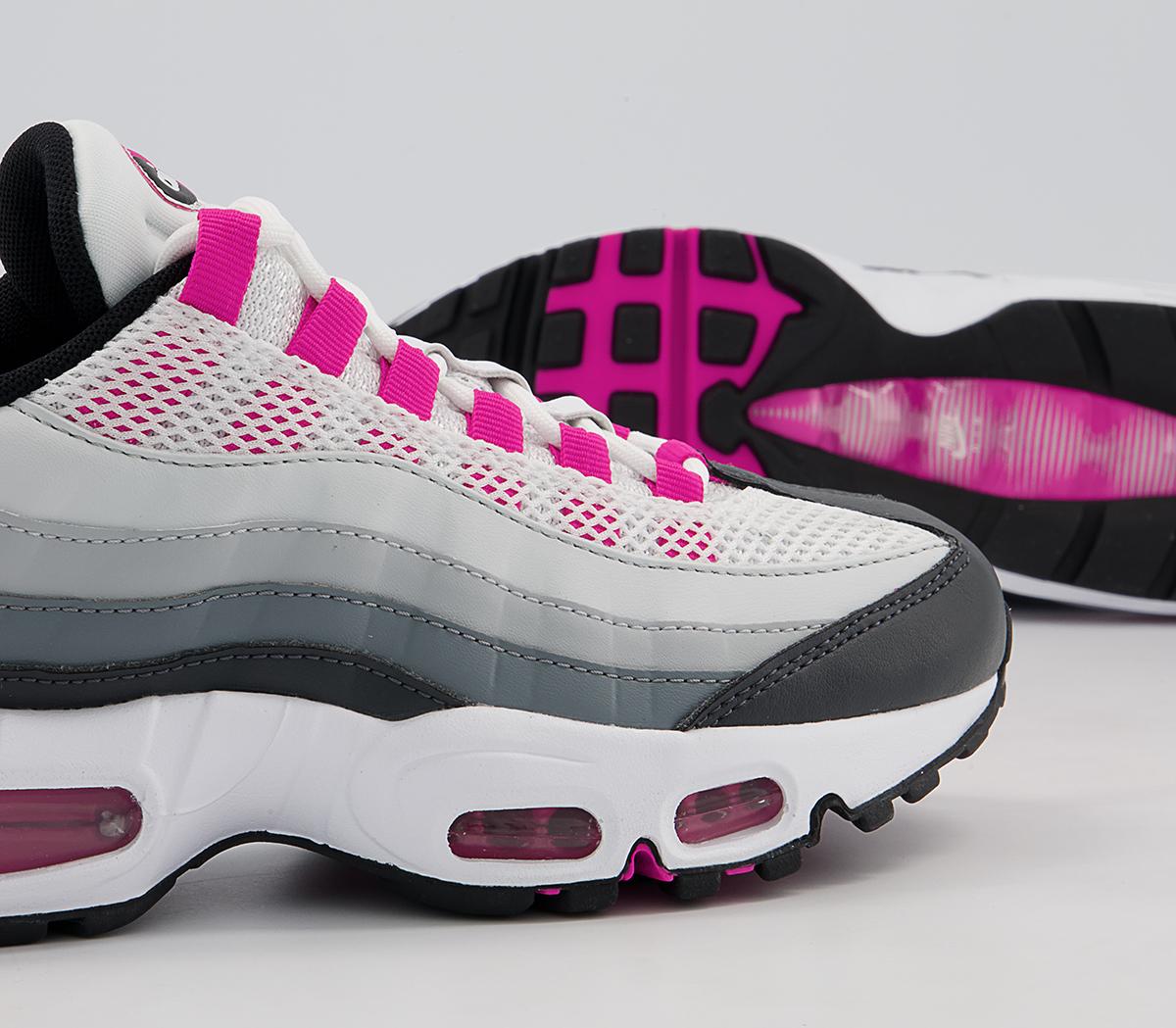 Nike Air Max 95 Trainers Nike Air Max 95 Trainers Anthracite White Cool Grey Wolf Grey