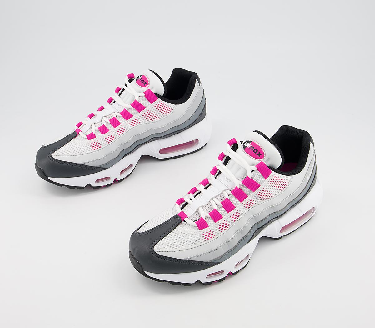 Nike Air Max 95 Trainers Nike Air Max 95 Trainers Anthracite White Cool Grey Wolf Grey