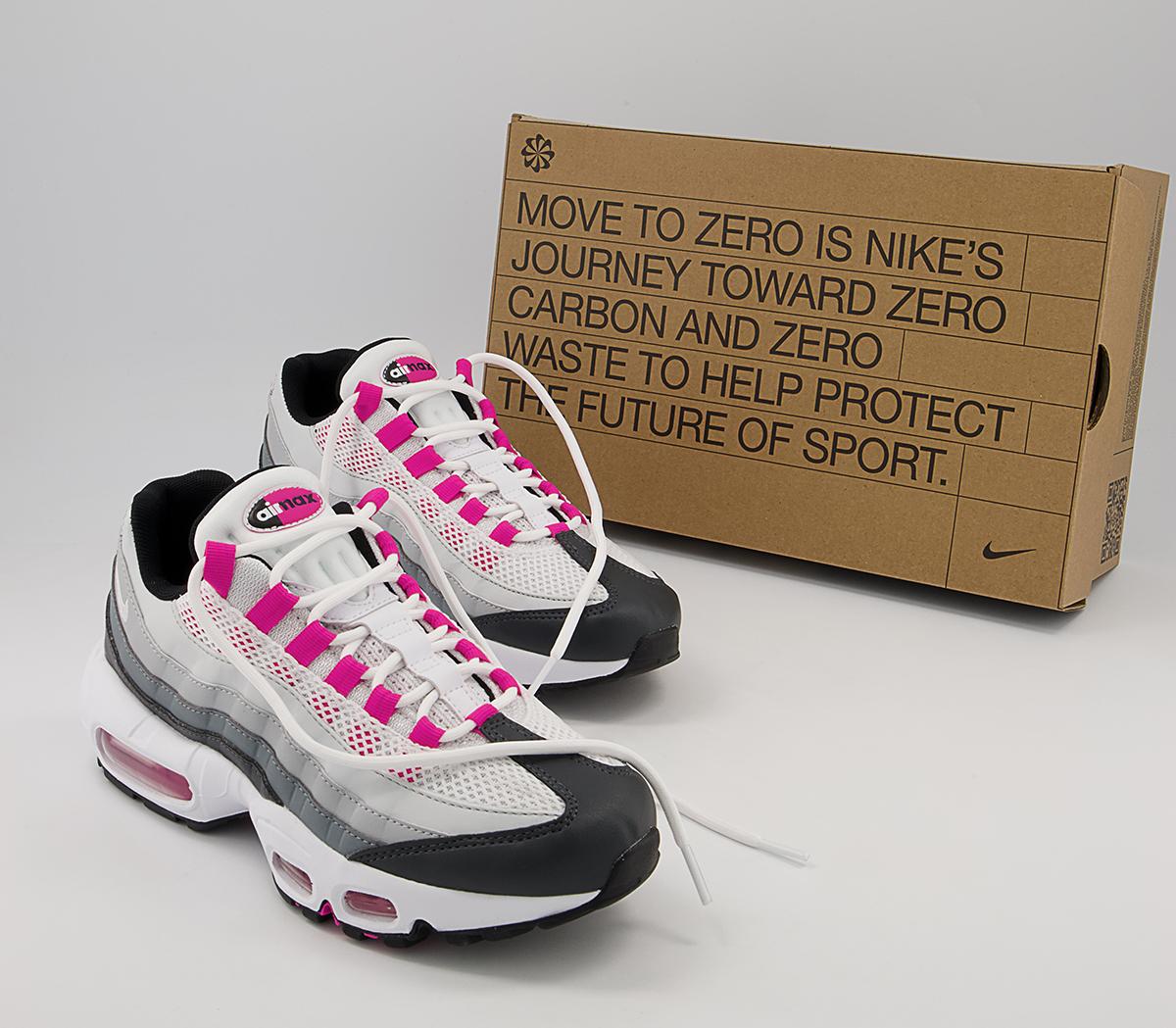Nike Air Max 95 Trainers Nike Air Max 95 Trainers Anthracite White Cool Grey Wolf Grey
