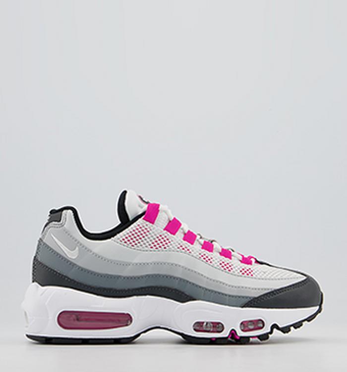 Nike Air Max 95 Trainers Anthracite White Cool Grey Wolf Grey