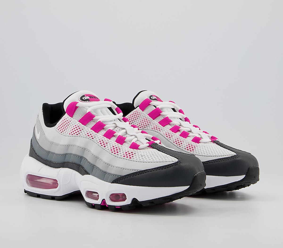 Nike Air Max 95 Trainers Nike Air Max 95 Trainers Anthracite White Cool Grey Wolf Grey