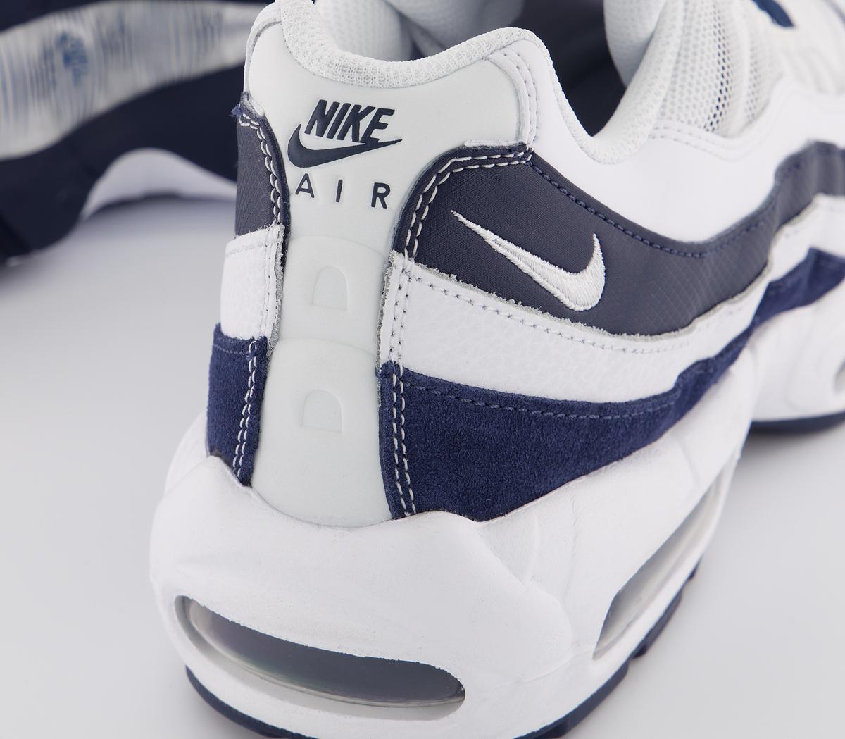 Nike Air Max 95 Trainers Midnight Navy White Nike Air Max 95