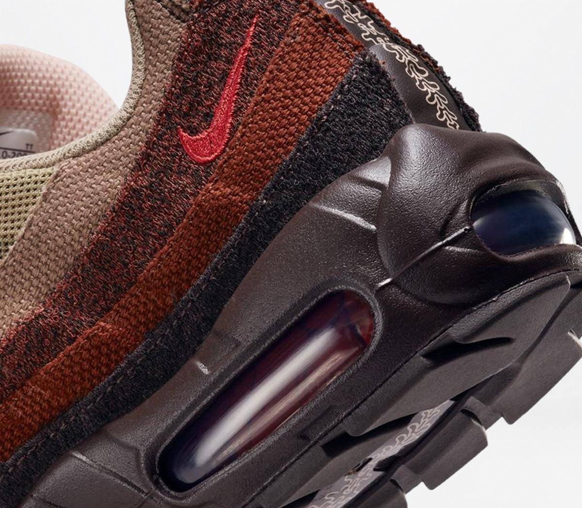 NikeAir Max 95 TrainersBrown Basalt Univ Red Oxen Brown Mars Stone