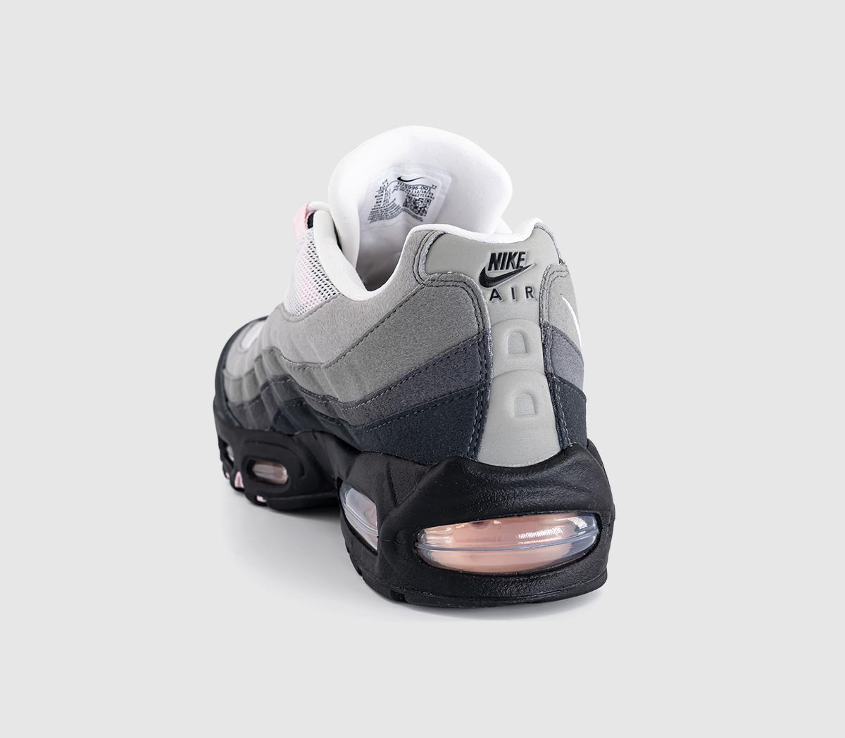 NikeAir Max 95 TrainersBlack Pink Foam White Reflect Silver Anthracite Lt
