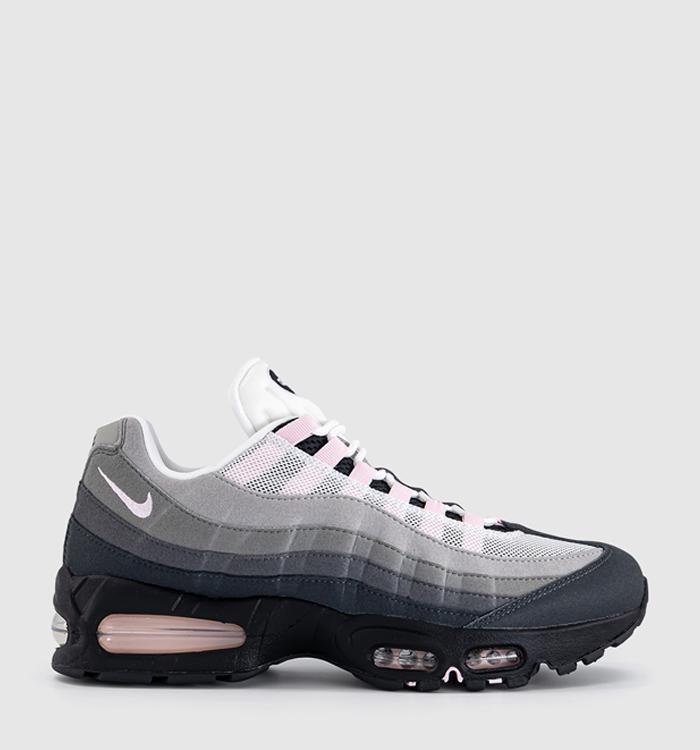 Nike Air Max 95 Trainers Black Pink Foam White Reflect Silver Anthracite Lt