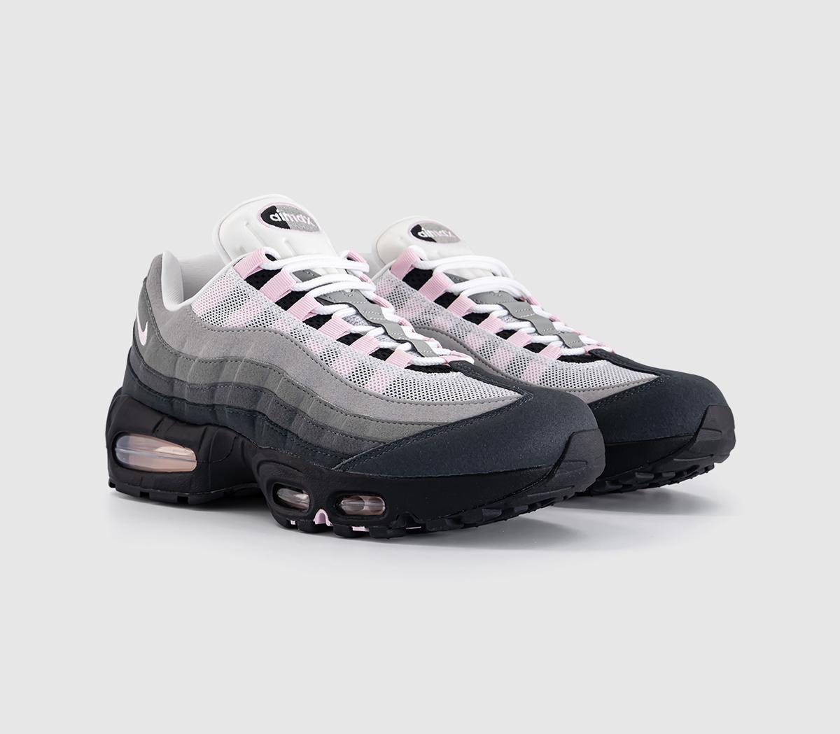 NikeAir Max 95 TrainersBlack Pink Foam White Reflect Silver Anthracite Lt