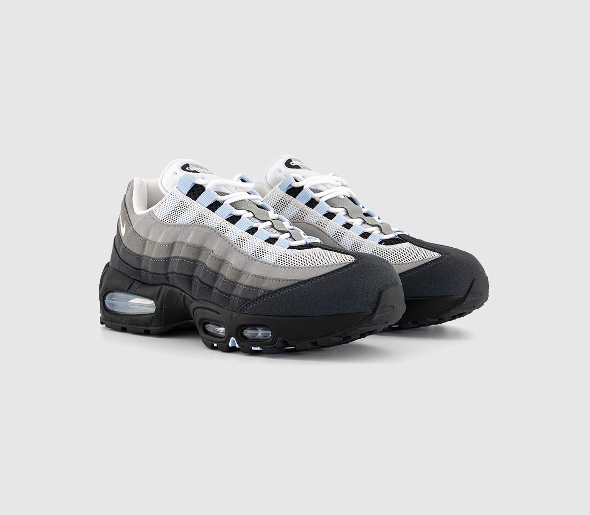 NikeAir Max 95 TrainersBlack Blue Tint White Medium Grey Anthracite Light