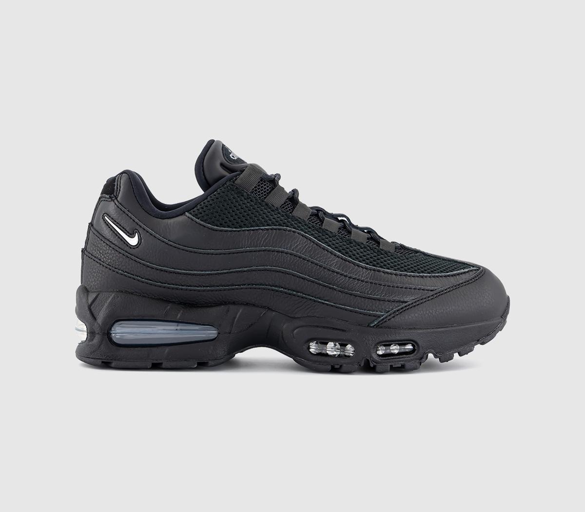 NikeAir Max 95 TrainersBlack Metallic Pewter Anthracite Smoke Grey Light