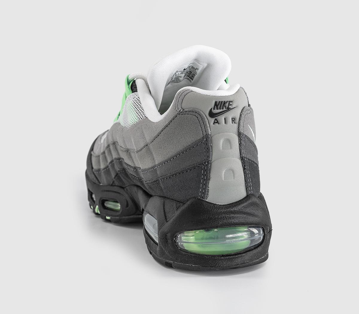 NikeAir Max 95 TrainersBlack Fresh Mint White Medium Grey