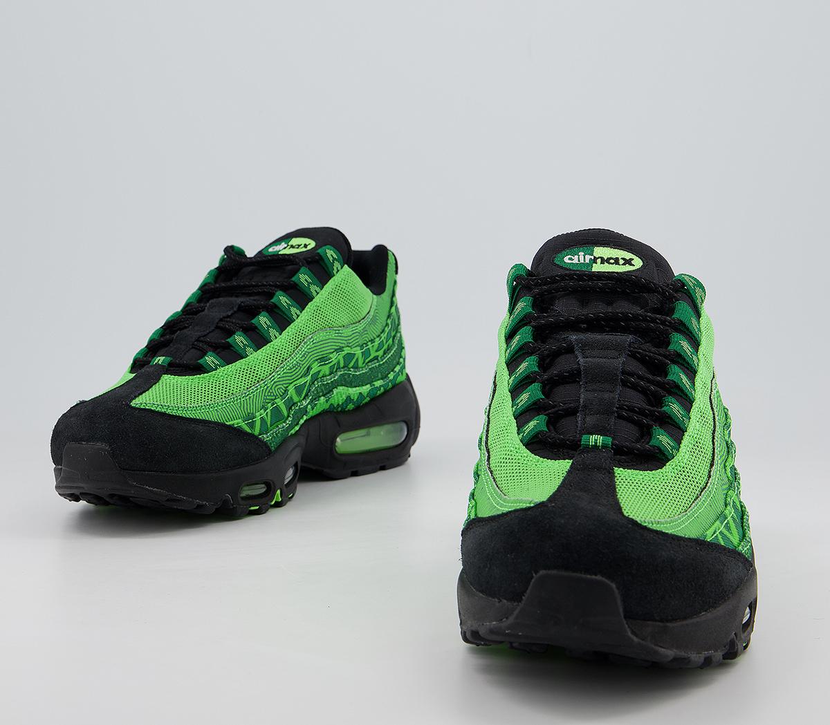 Nike Air Max 95 Pine Green Black Sub Lime White Ctry Unisex Sports