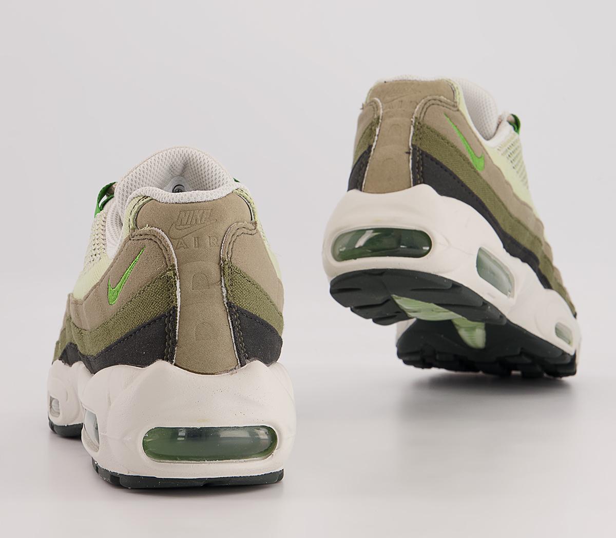 Nike Air Max 95 Trainers Nike Air Max 95 Trainers Night Forest Chlorophyll Med Olive Matte Olive Oli