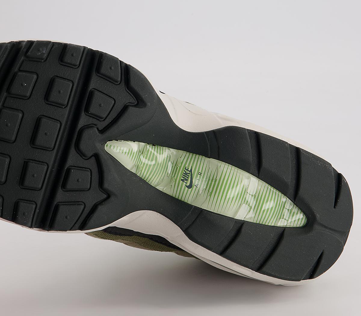 Nike Air Max 95 Trainers Nike Air Max 95 Trainers Night Forest Chlorophyll Med Olive Matte Olive Oli