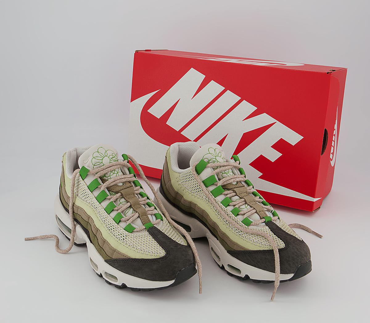 Nike Air Max 95 Trainers Nike Air Max 95 Trainers Night Forest Chlorophyll Med Olive Matte Olive Oli