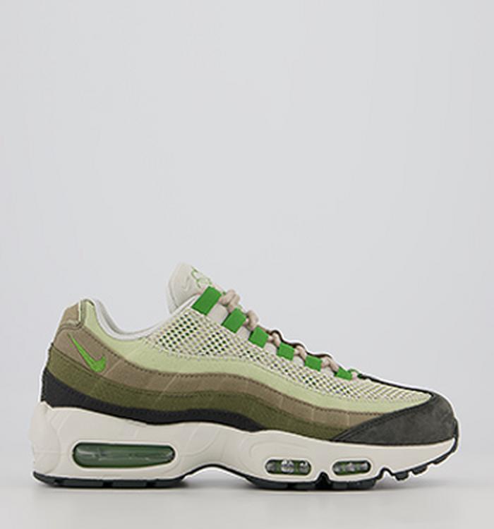 Nike Air Max 95 Trainers Night Forest Chlorophyll Med Olive Matte Olive Oli