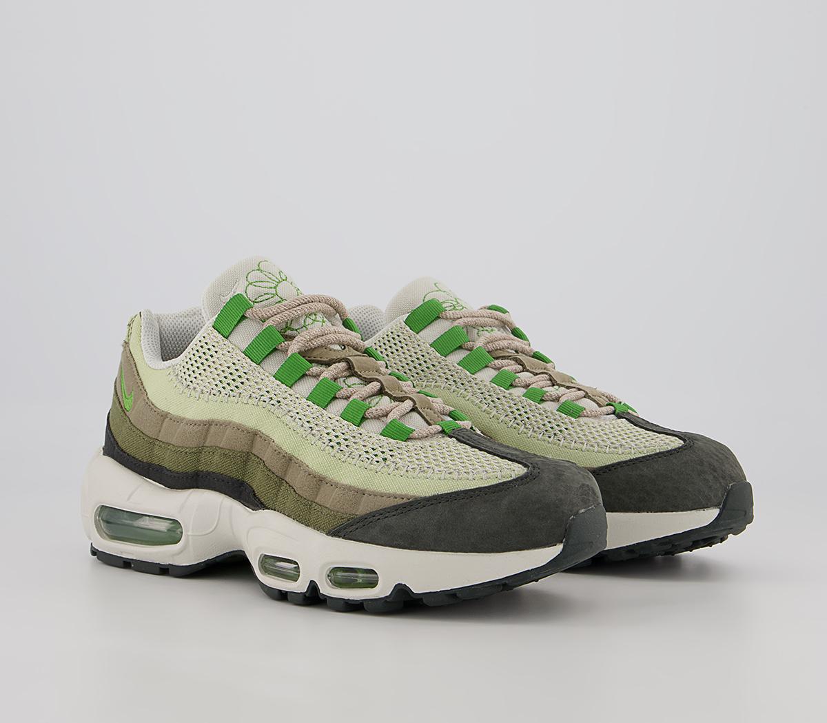 Nike Air Max 95 Trainers Nike Air Max 95 Trainers Night Forest Chlorophyll Med Olive Matte Olive Oli
