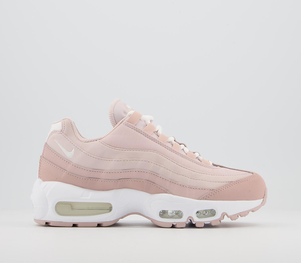 Nike Air Max 95 Trainers Pink Oxford Summit White Barely Rose White  Women's Trainers