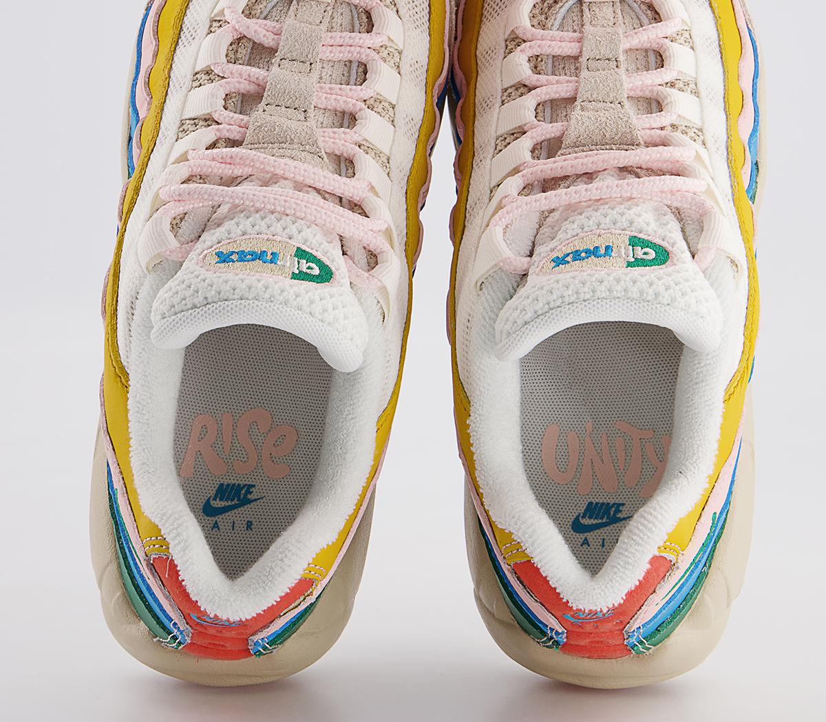 Nike Air Max 95 Trainers Nike Air Max 95 Trainers Rattan Sail Pilgrim Malachite