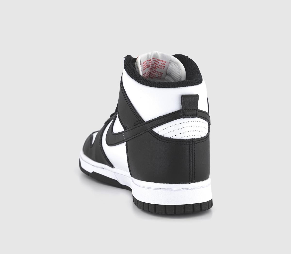 NikeDunk Hi TrainersWhite Black Red