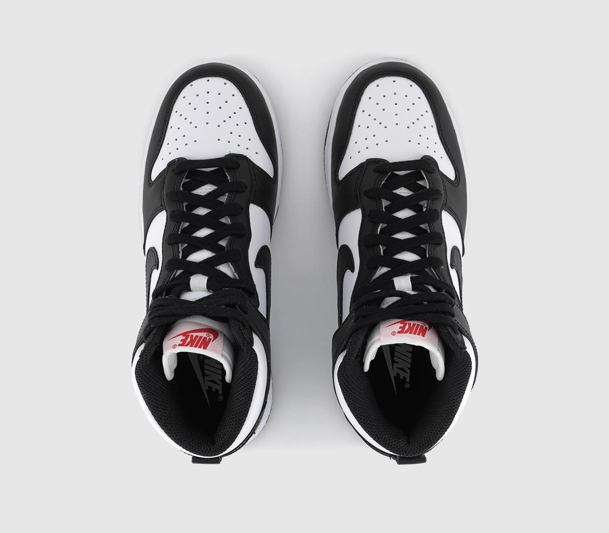 NikeDunk Hi TrainersWhite Black Red