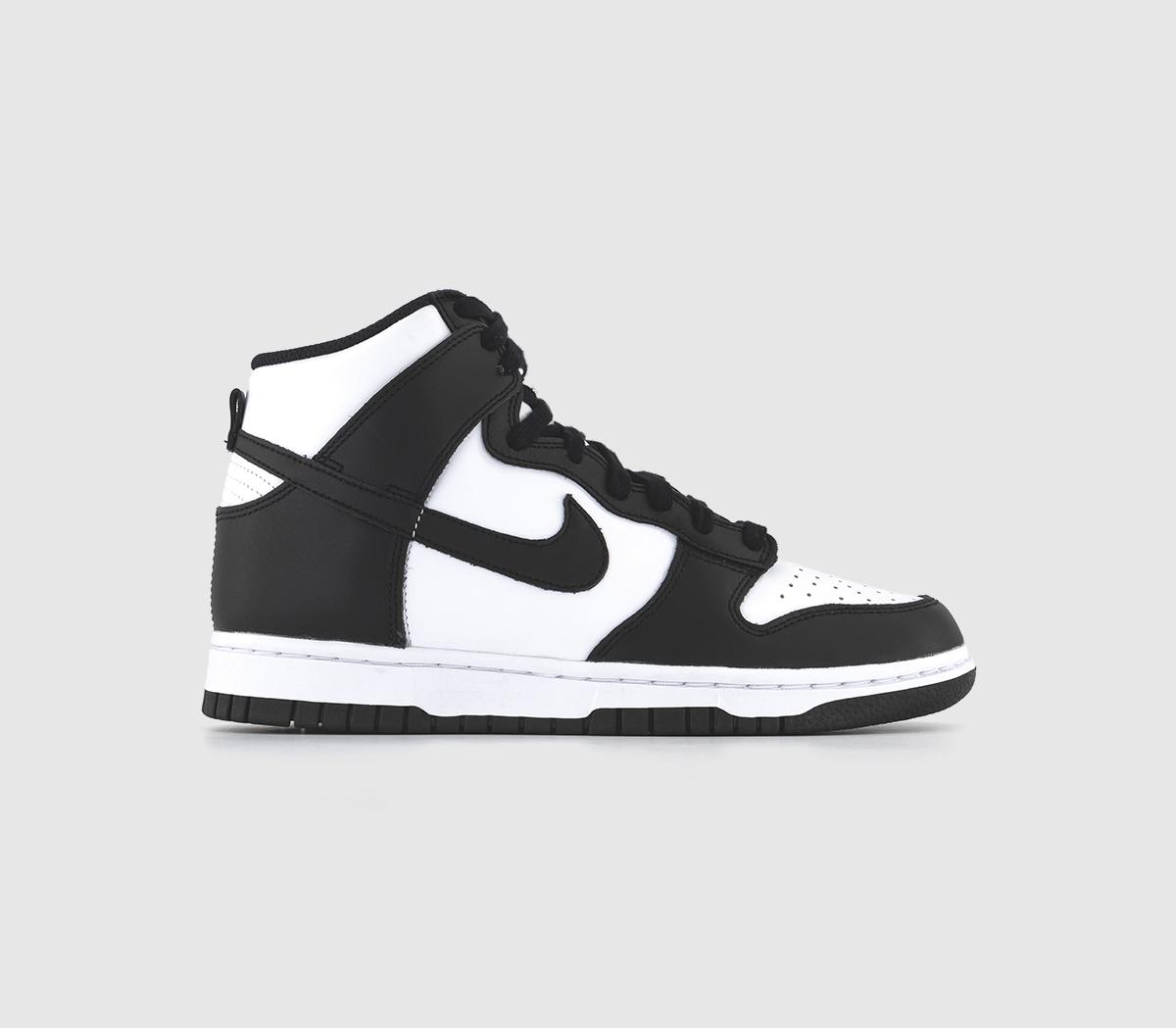 Dunk Hi Trainers White Black Red
