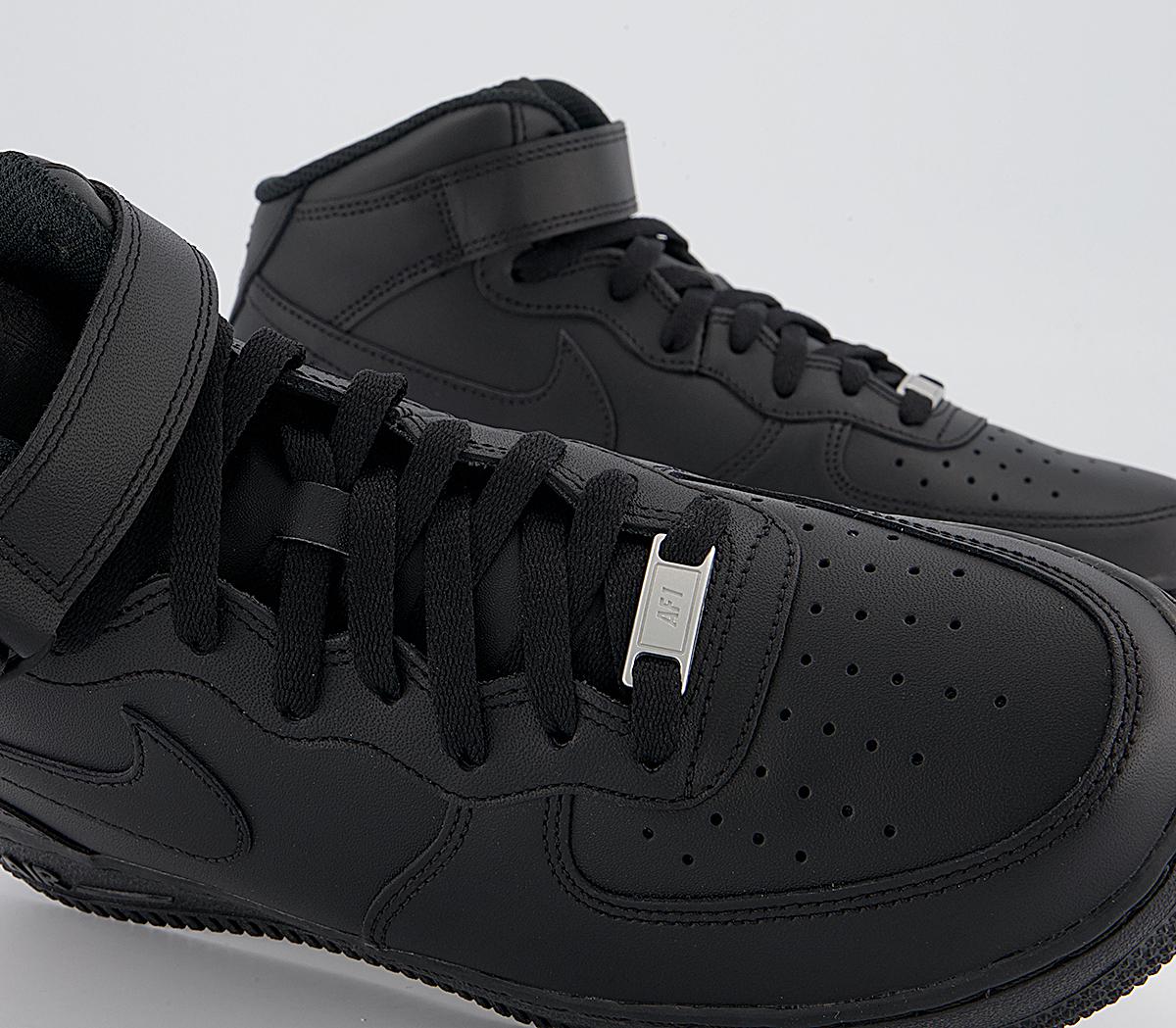 Nike Air Force 1 Mid Trainers Nike Air Force 1 Mid Trainers Black