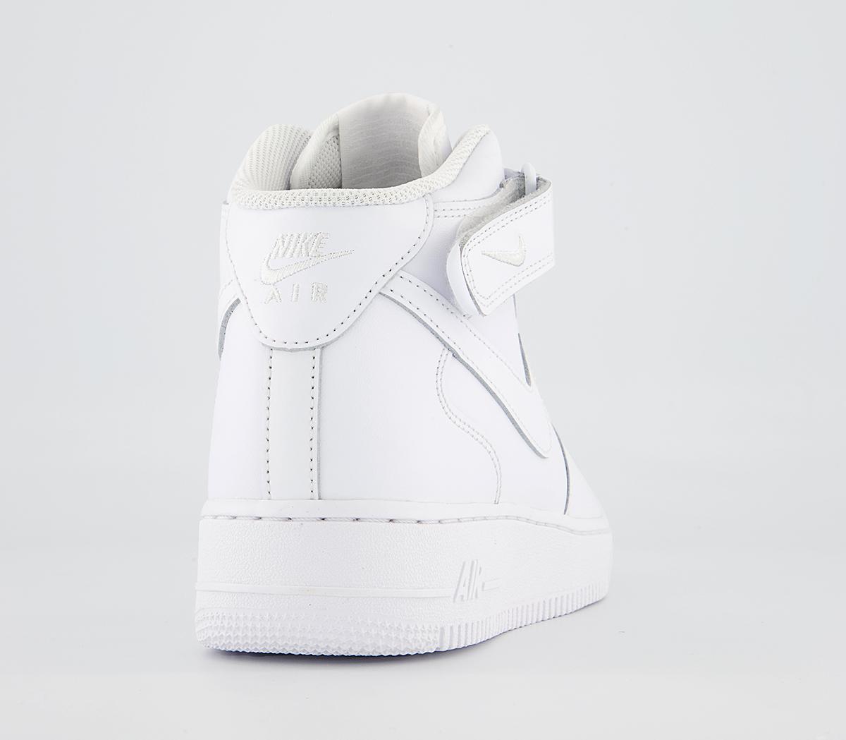 Nike Air Force 1 Mid Trainers Nike Air Force 1 Mid Trainers White