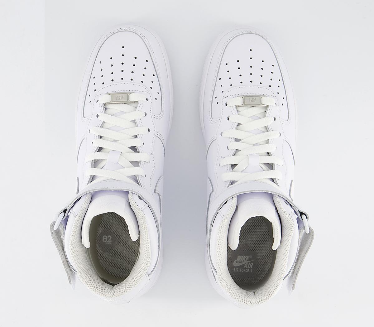 Nike Air Force 1 Mid Trainers Nike Air Force 1 Mid Trainers White