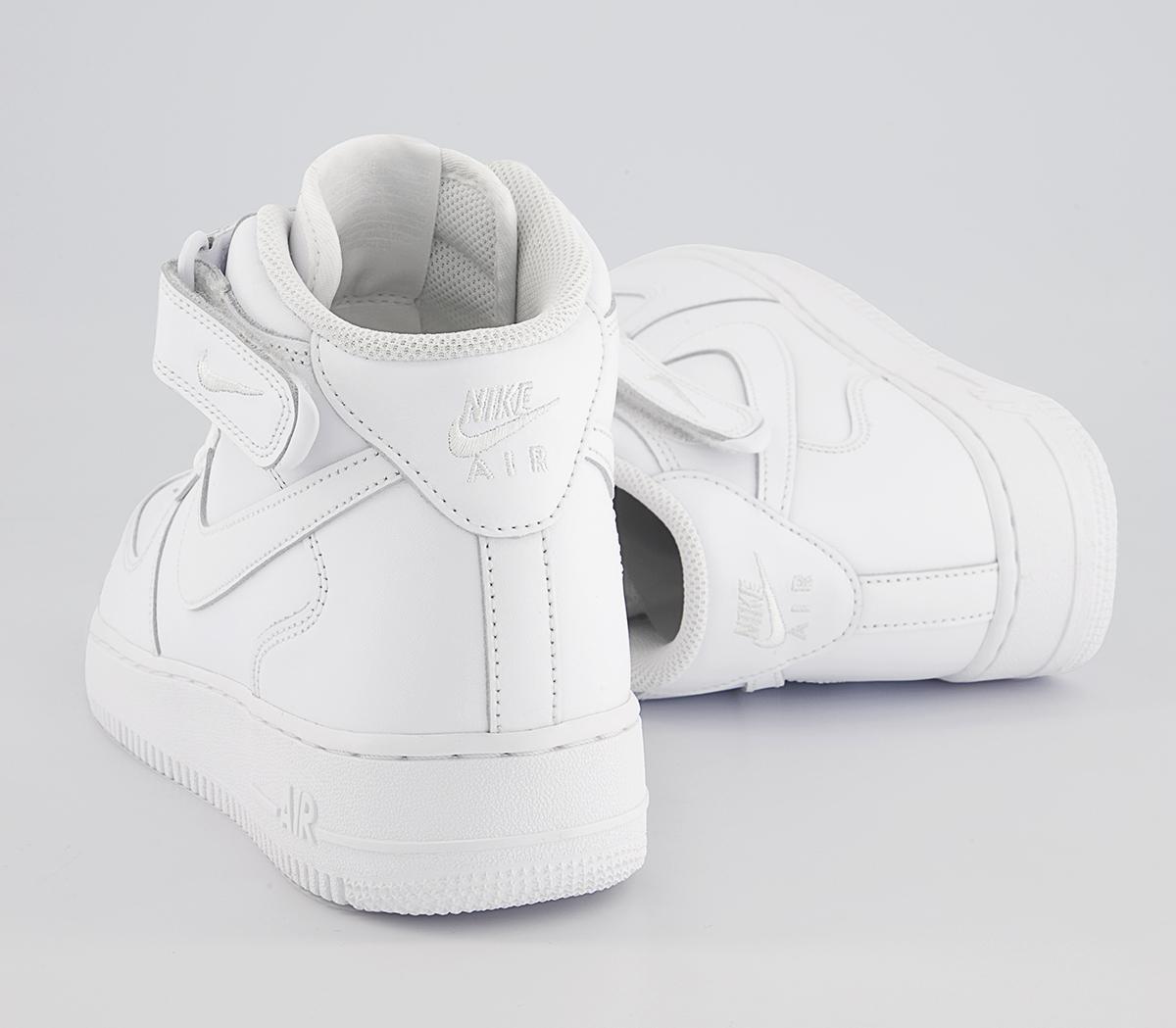 Nike Air Force 1 Mid Trainers Nike Air Force 1 Mid Trainers White