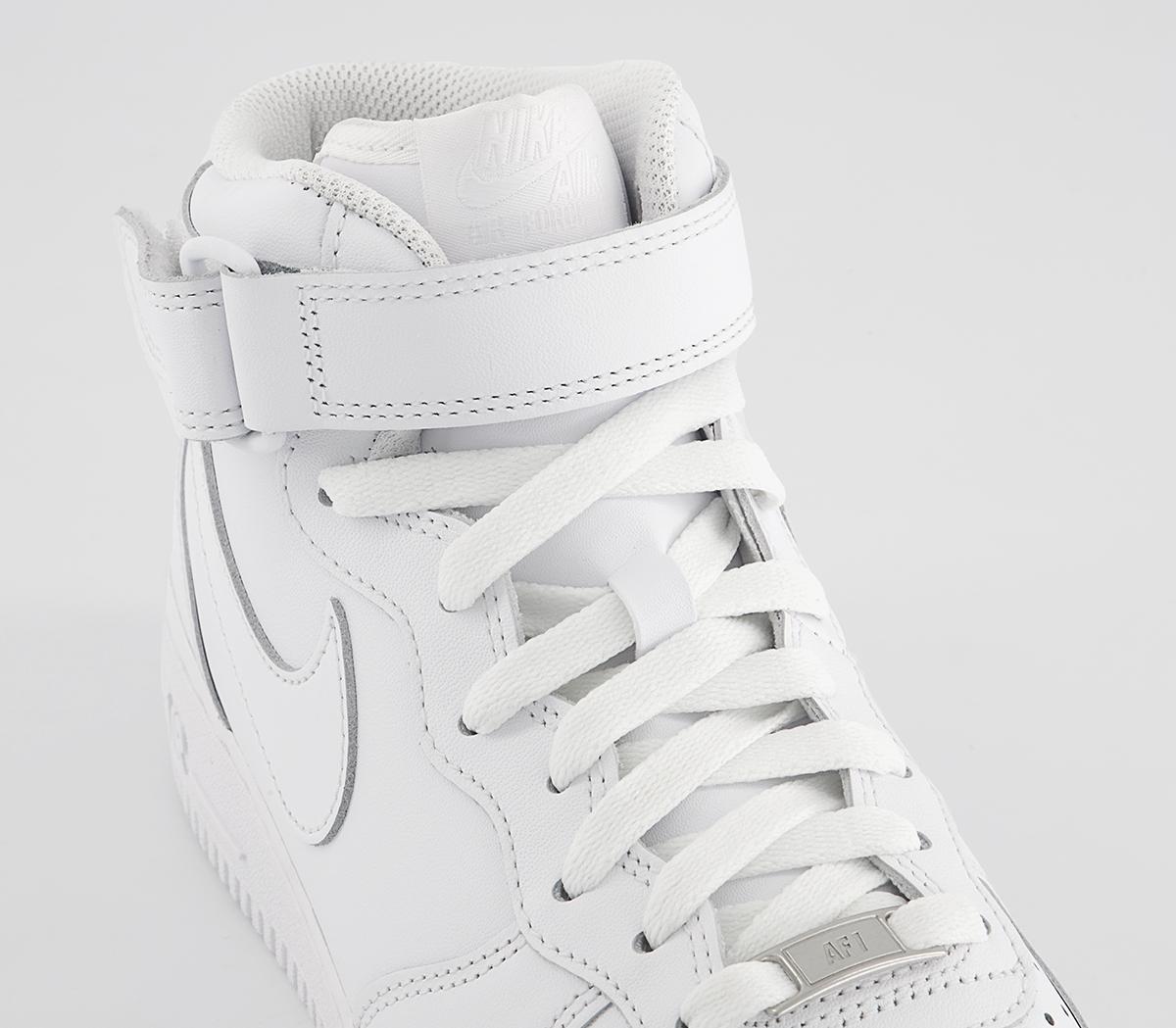 Nike Air Force 1 Mid Trainers Nike Air Force 1 Mid Trainers White