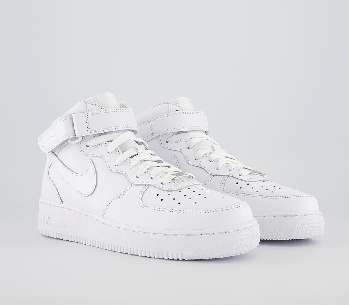 Nike Air Force 1 Mid Trainers Nike Air Force 1 Mid Trainers White