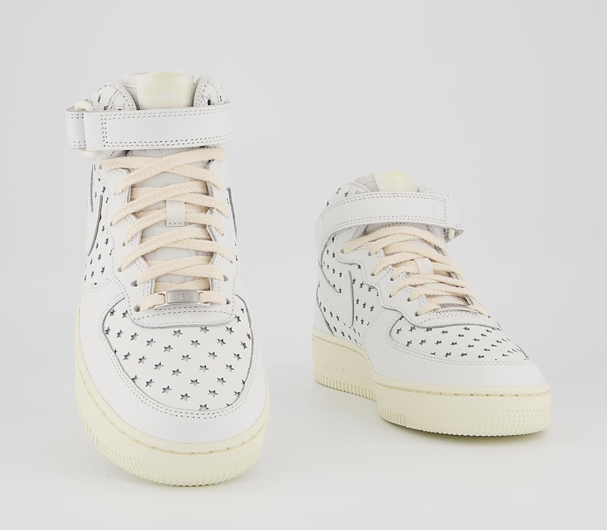 Nike Air Force 1 Mid Trainers Nike Air Force 1 Mid Trainers Summit White Summit White Coconut Milk