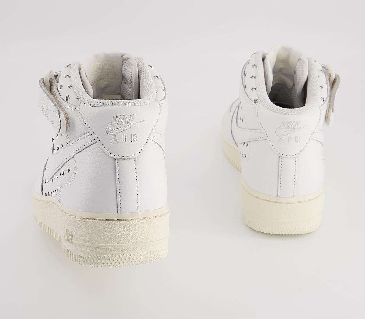 Nike Air Force 1 Mid Trainers Nike Air Force 1 Mid Trainers Summit White Summit White Coconut Milk