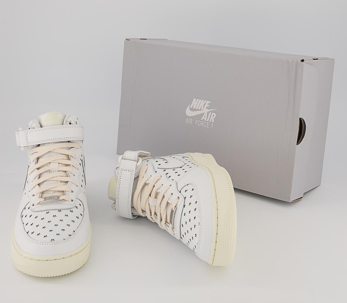Nike Air Force 1 Mid Trainers Nike Air Force 1 Mid Trainers Summit White Summit White Coconut Milk