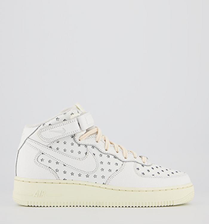 Nike Air Force 1 Mid Trainers Summit White Summit White Coconut Milk