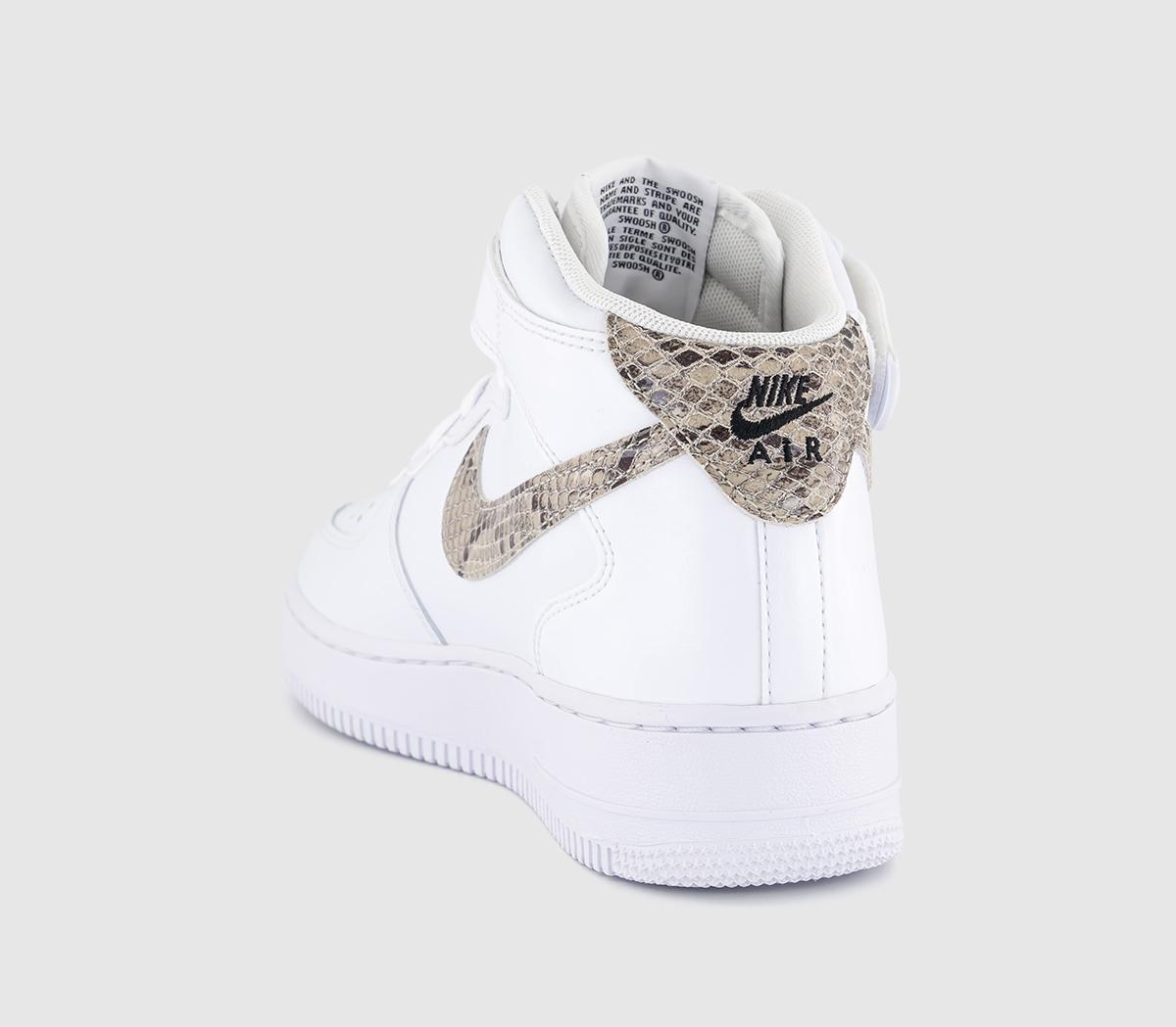 womens white nike air force 1 mid