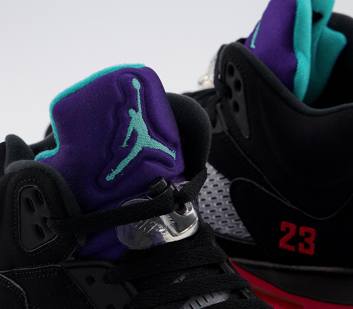 red and purple 5s