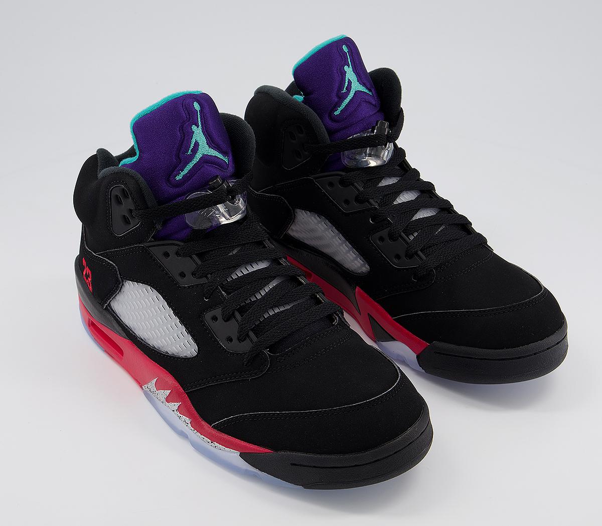 Jordan Jordan Retro Black New Emerald Fire Red Grape Ice Men's