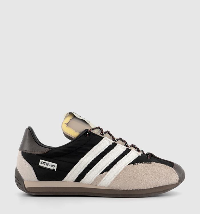 adidas Country OG Trainers Sftm Core Black Core White Wonder Beige