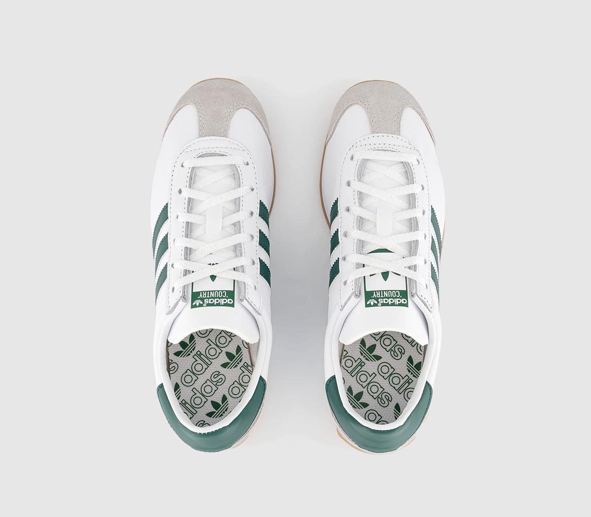 adidasCountry Og TrainersWhite Collegiate Green White