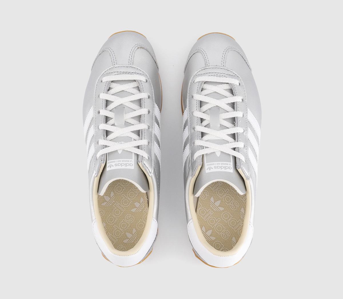 adidas Country OG Trainers adidas Country OG Trainers Silver Metalic White Cream White