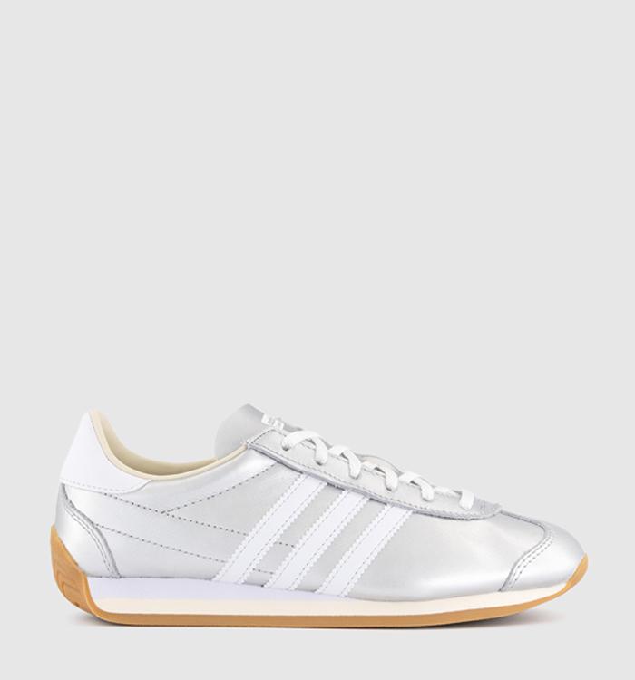 adidas Country OG Trainers Silver Metalic White Cream White
