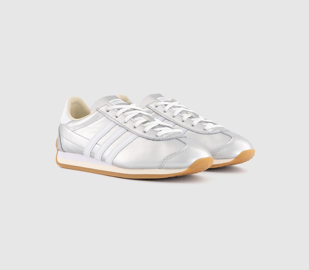 adidas Country OG Trainers adidas Country OG Trainers Silver Metalic White Cream White