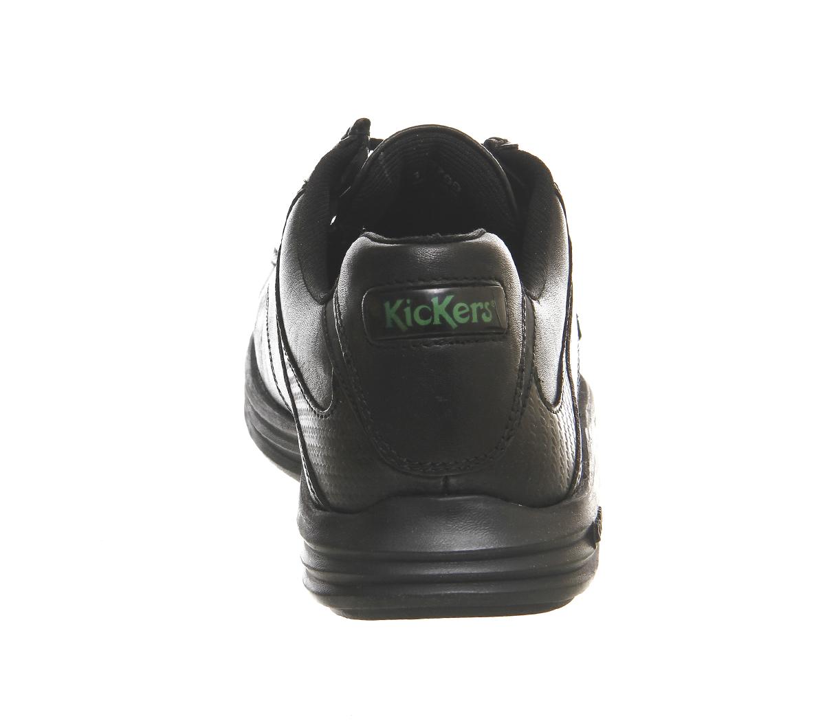 Kickers Reason Lace Shoes Kickers Reason Lace Shoes Black Leather