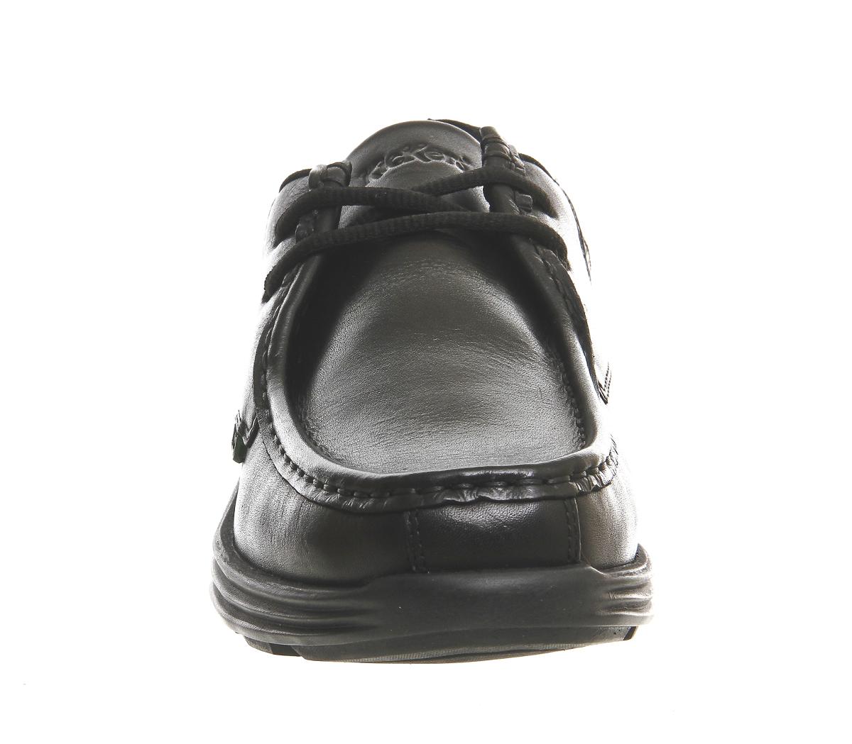 Kickers Reason Lace Shoes Kickers Reason Lace Shoes Black Leather