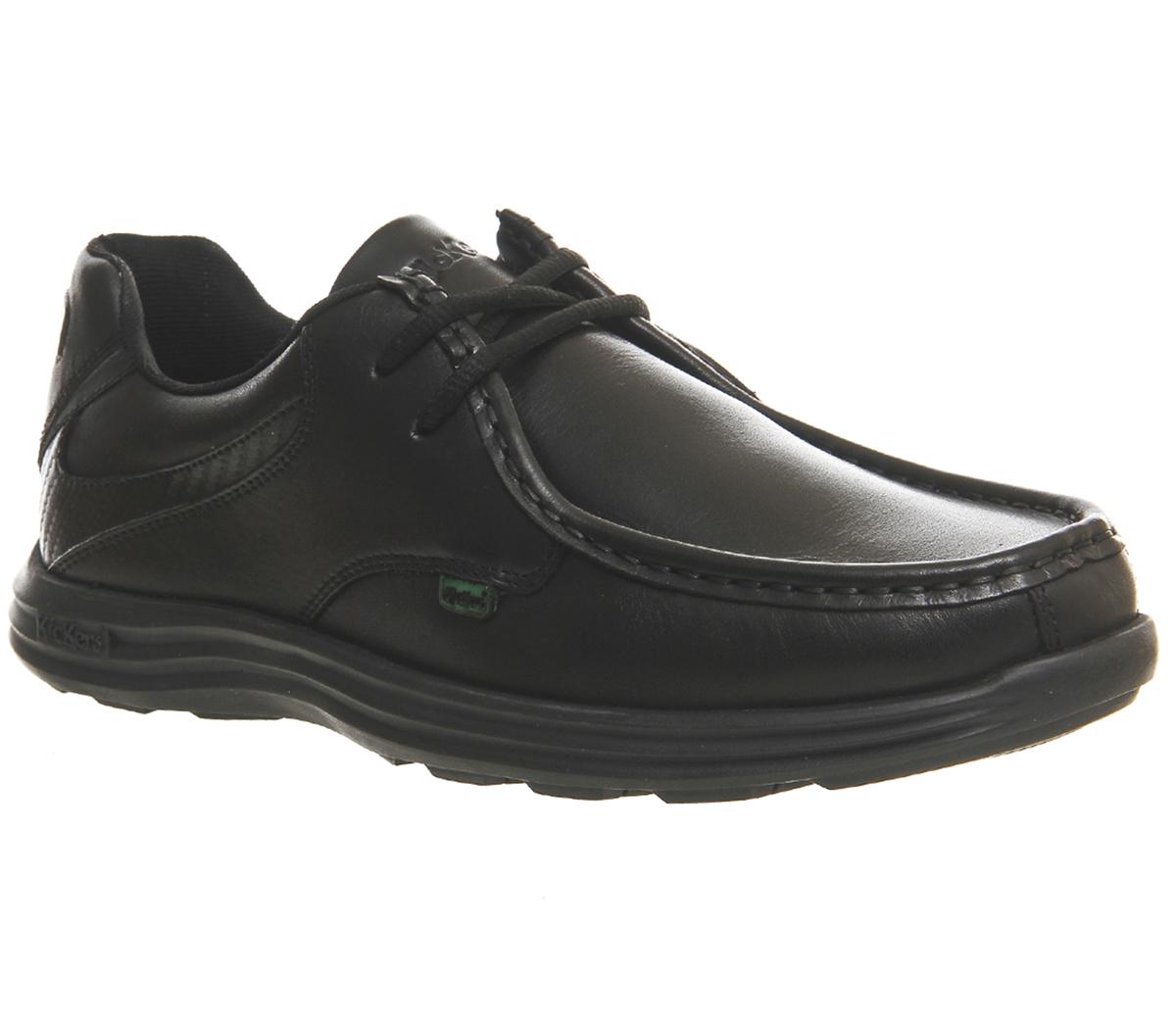KickersReason Lace Shoes KickersReason Lace ShoesBlack Leather