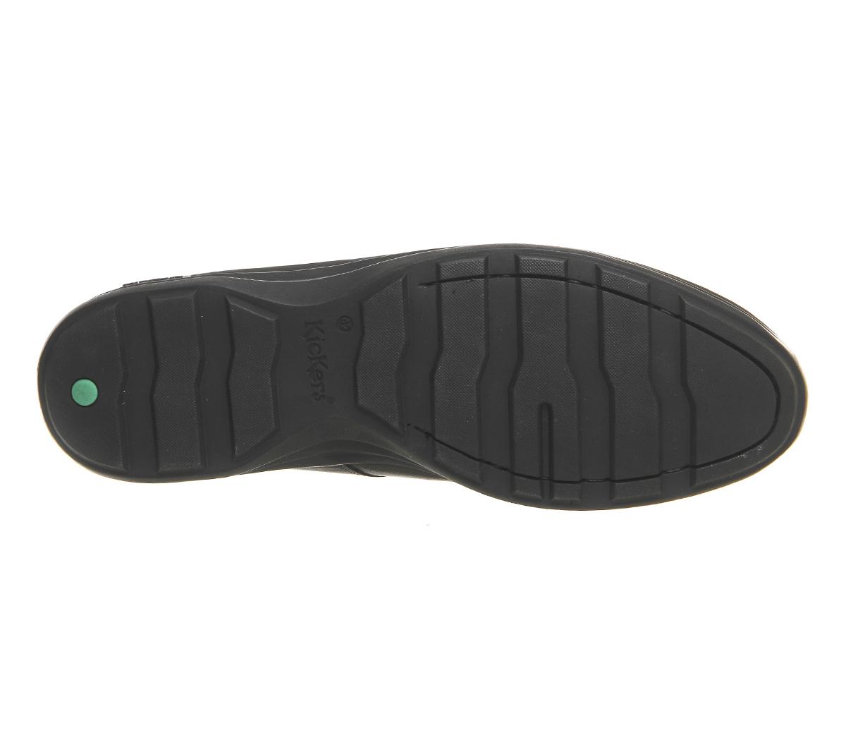 Kickers Reason Lace Shoes Kickers Reason Lace Shoes Black Leather