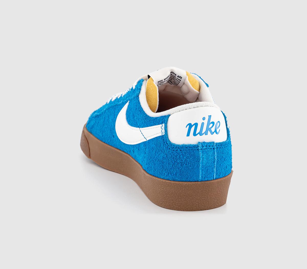 NikeBlazer Low Trainers NikeBlazer Low TrainersPhoto Blue Sail Gum Medium Brown Black