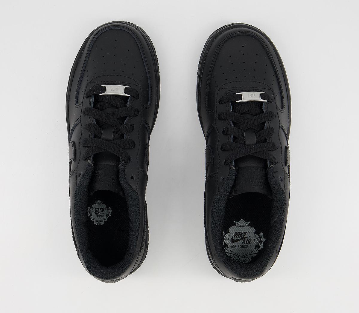 Nike Air Force 1 Boys Trainers Black - Excluded From Site